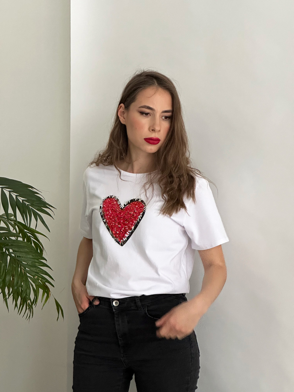 Футболка сердце