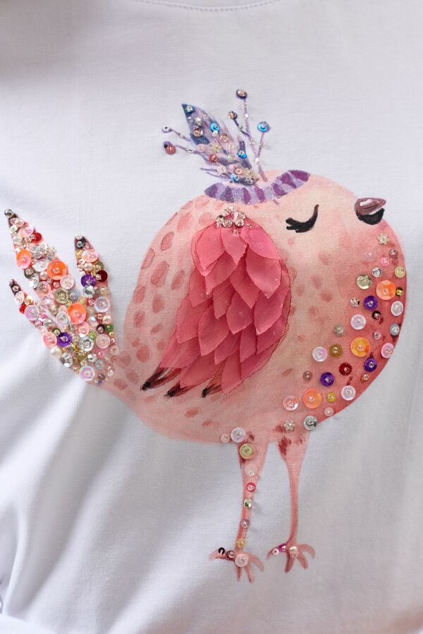 Футболка кокетка