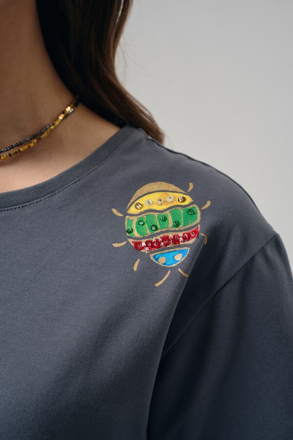 Яркие жуки графит