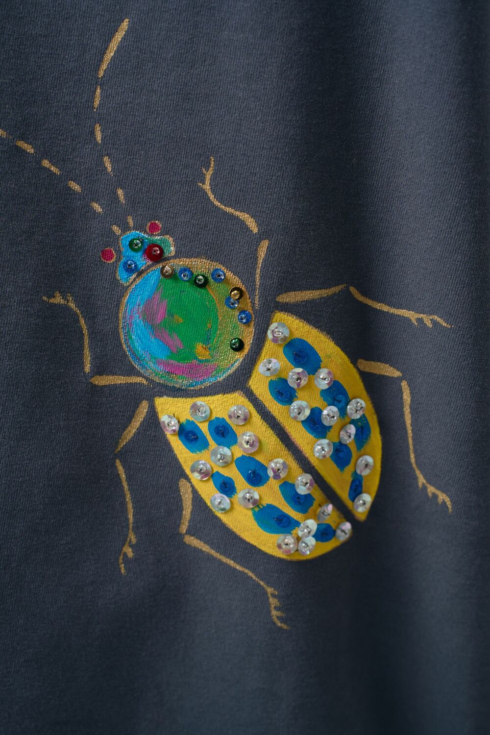 Яркие жуки графит