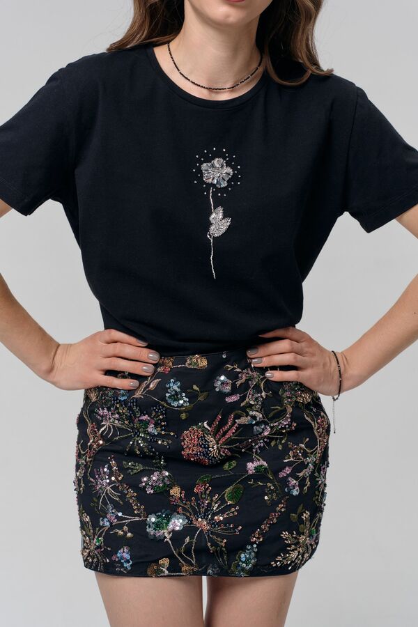 Футболка цветок