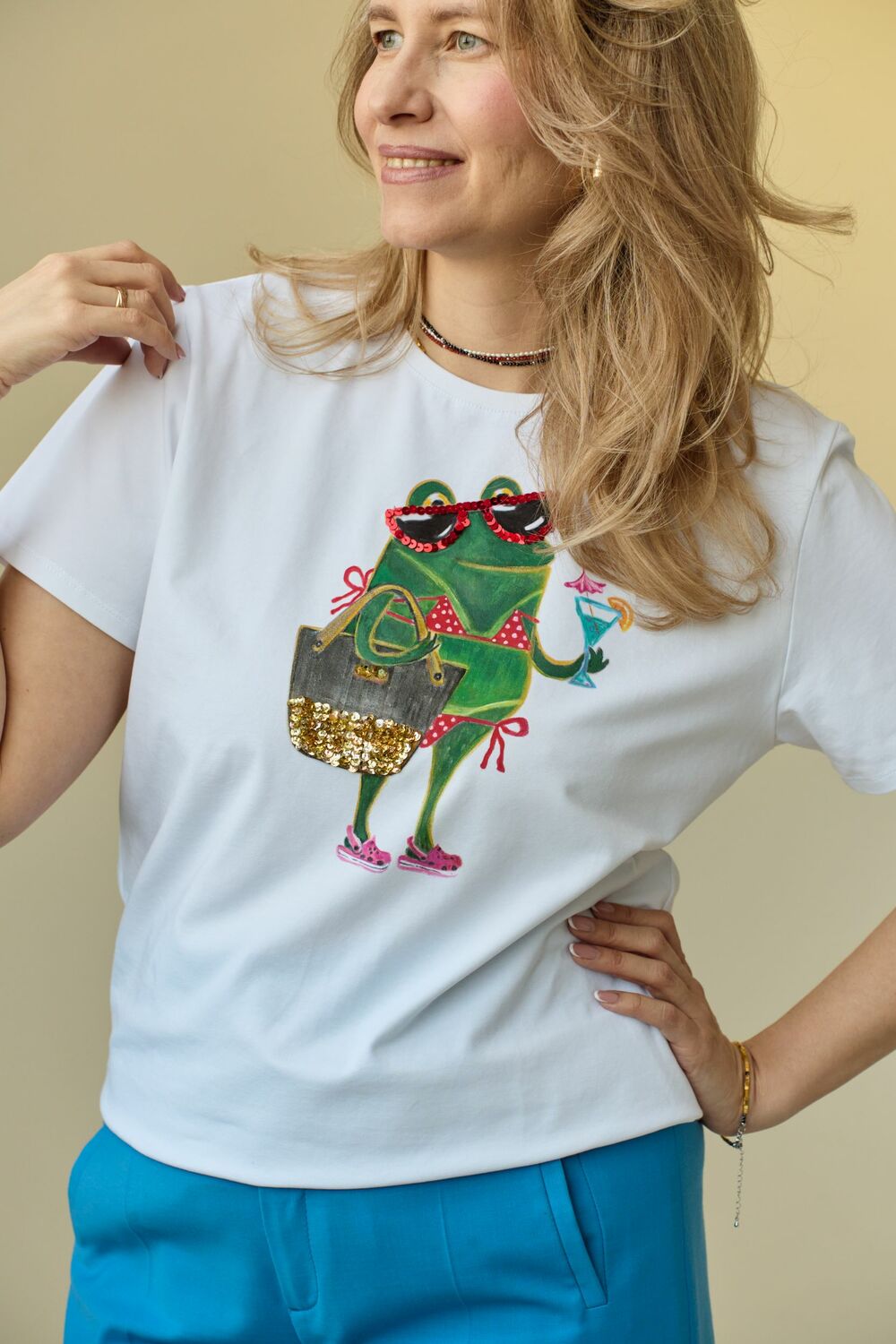 Футболка жабенция на отдыхе