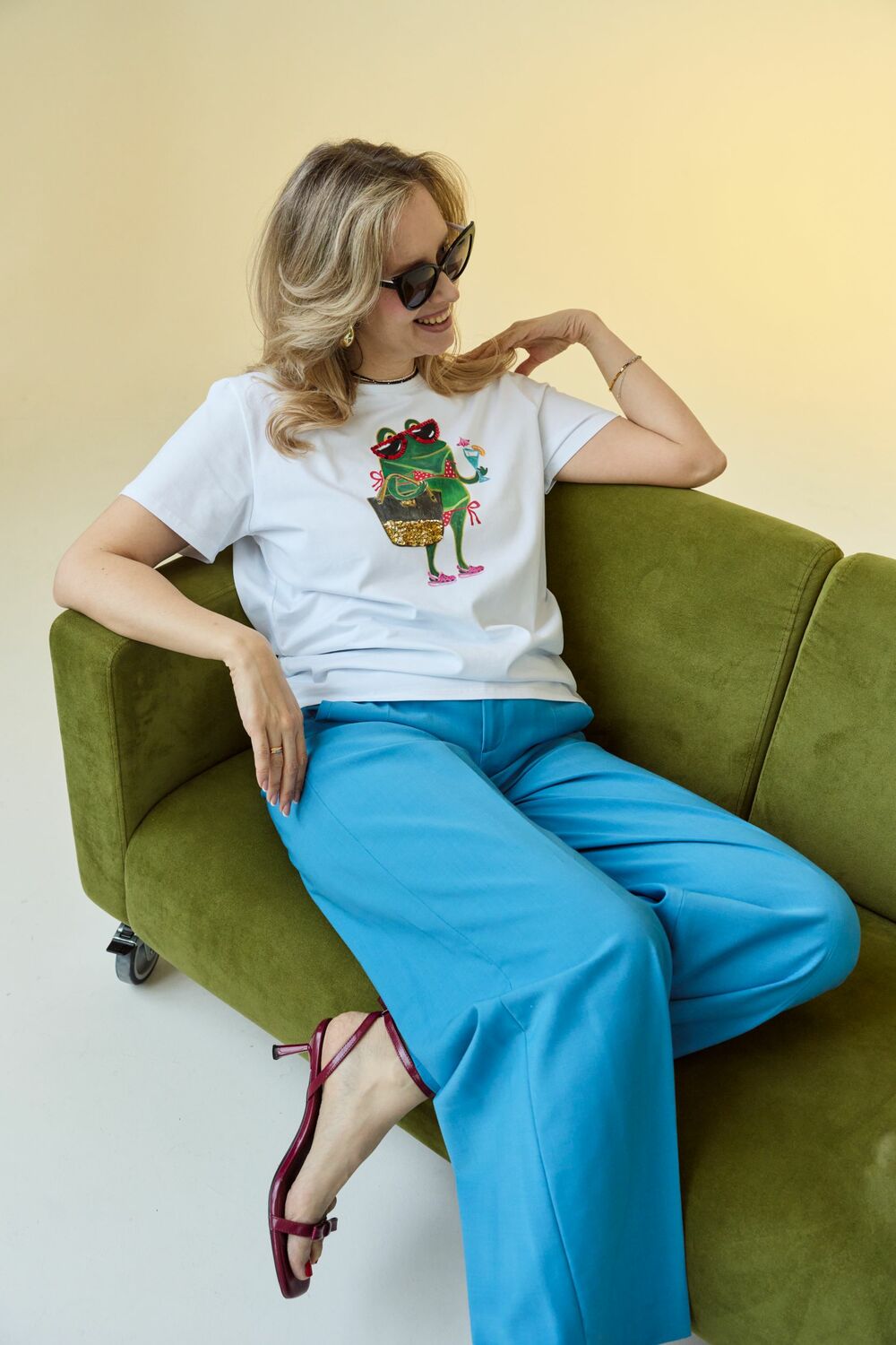 Футболка жабенция на отдыхе