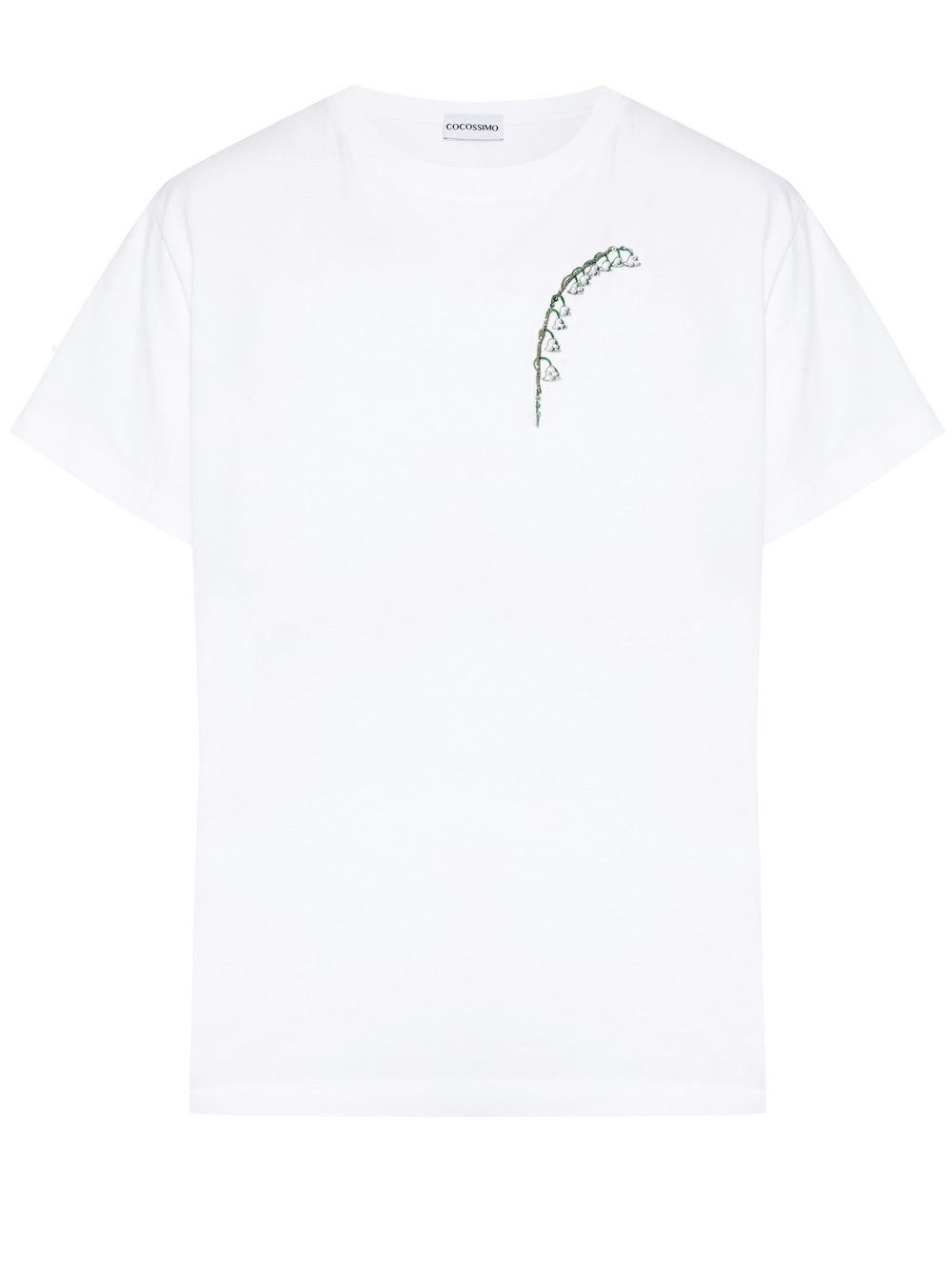 Футболка белая с ландышем